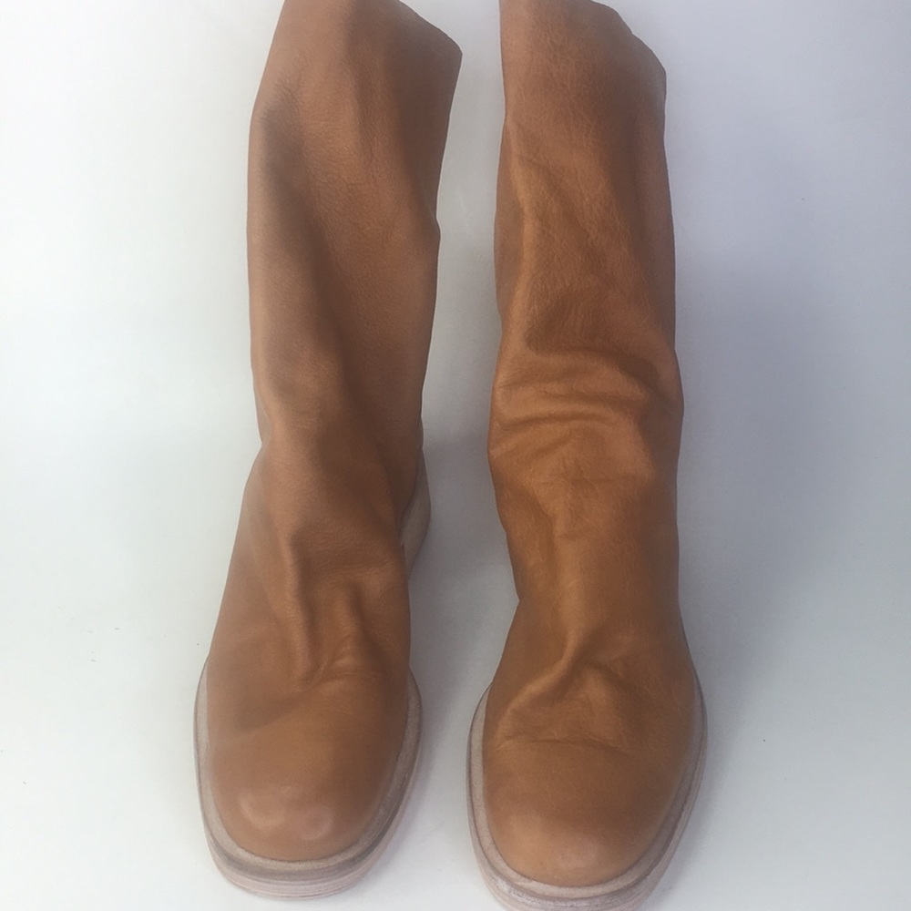 Free people boots 8.5 Elle block heel slouchy - Picture 3 of 8